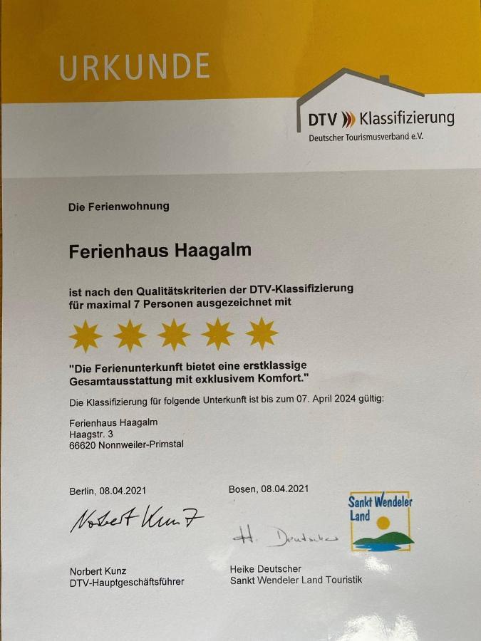 Ferienhaus Haagalm Primstal Экстерьер фото